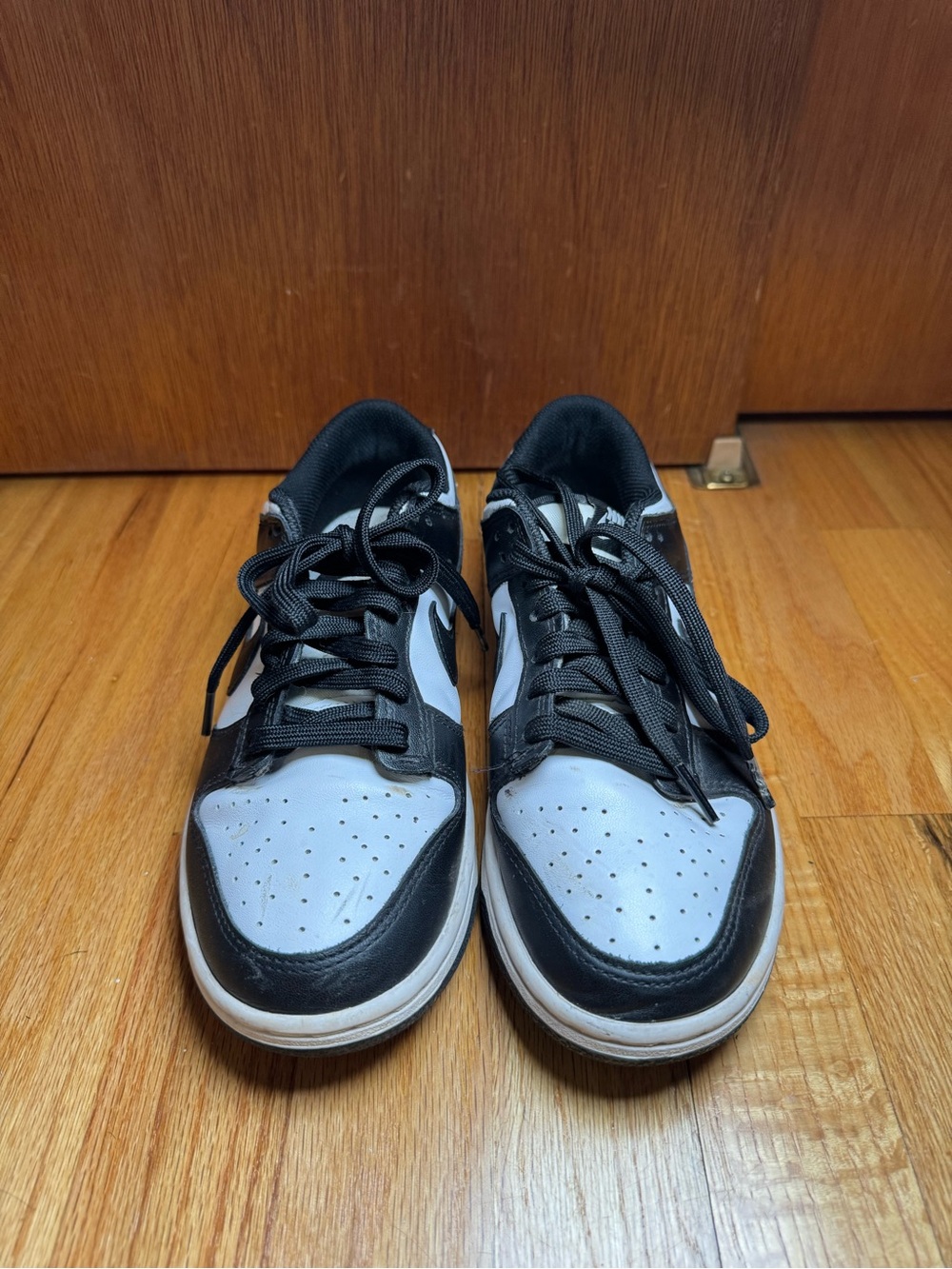 Nike Dunk Low Retro Black and White Panda Low-Top Sneakers, Women’s US 8